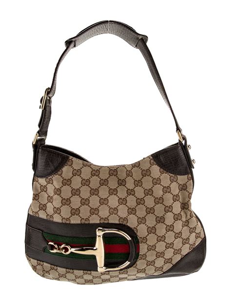 gucci hasler hobo|Gucci hobo canvas.